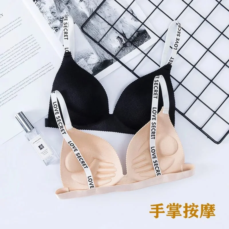 1 Pc 3D seamless women sports open back U-shaped bra 3D2005
