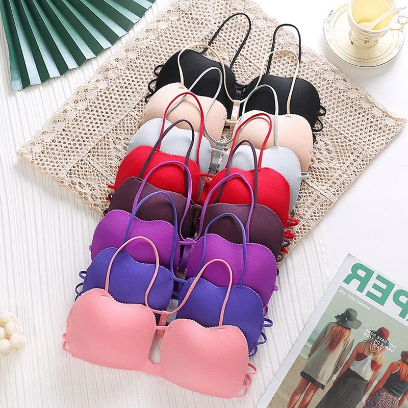 Pack Of 3 Light Padded Cute Tube bra 3D20023 (suitable for small cup size)