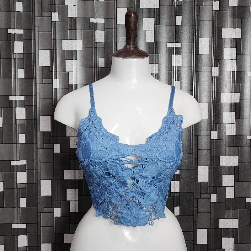 Flourish High Quality Backless Lace Design Cross Back Lace Brallete 53319