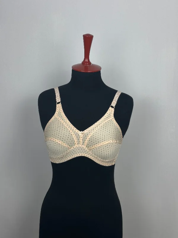 Imported Bra Style Printed  Soft Cotton Jersey Bra Non Padded Bra
