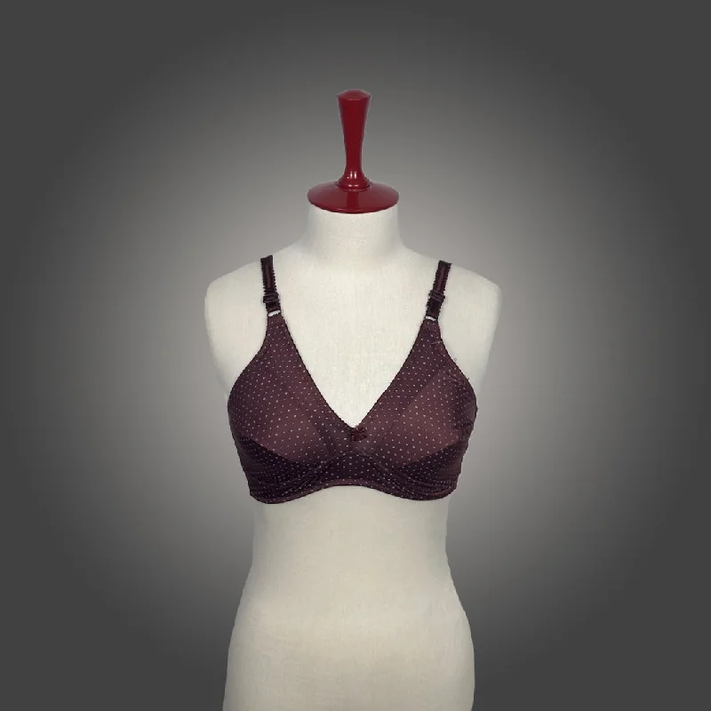 Imported Bra Style Printed  Soft Cotton Jersey Bra Non Padded Bra