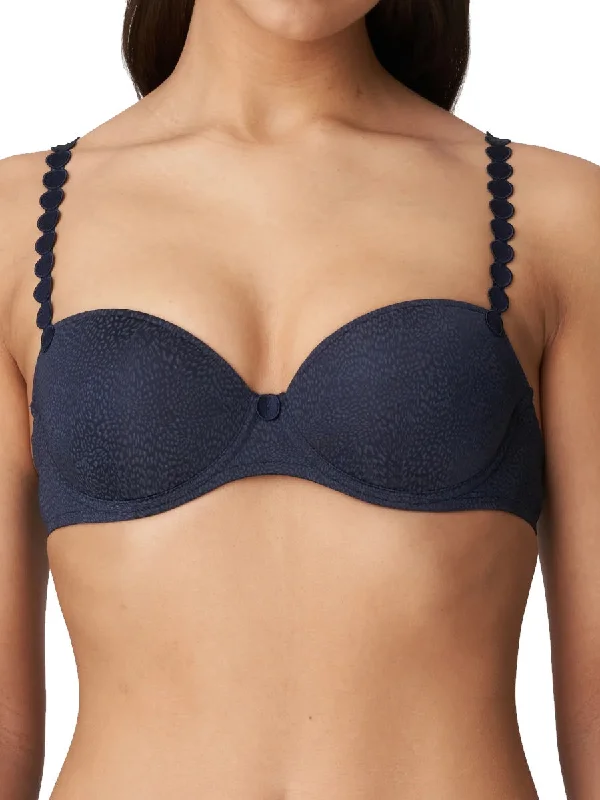 Tom Padded Balcony Bra - Majestic Blue
