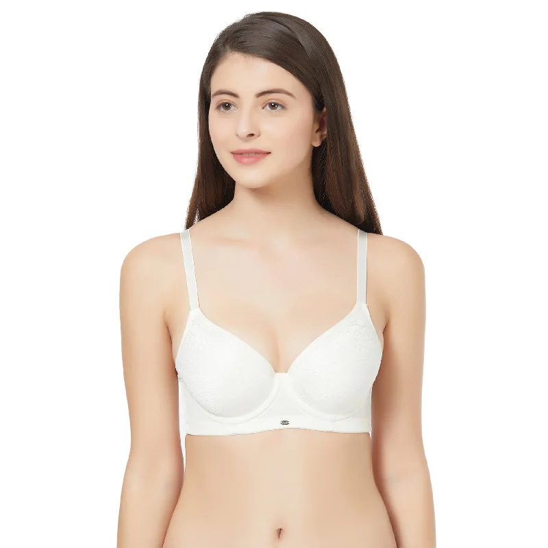 Medium coverage Padded Wired T-shirt bra-CB-127