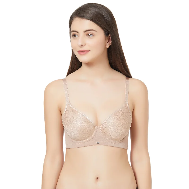 Medium coverage Padded Wired T-shirt bra-CB-127