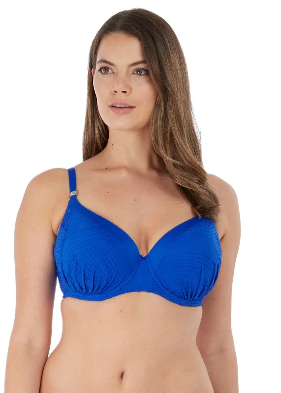 Ottawa UW Gathered Moulded Bikini Swim Top Pacific- FS6353