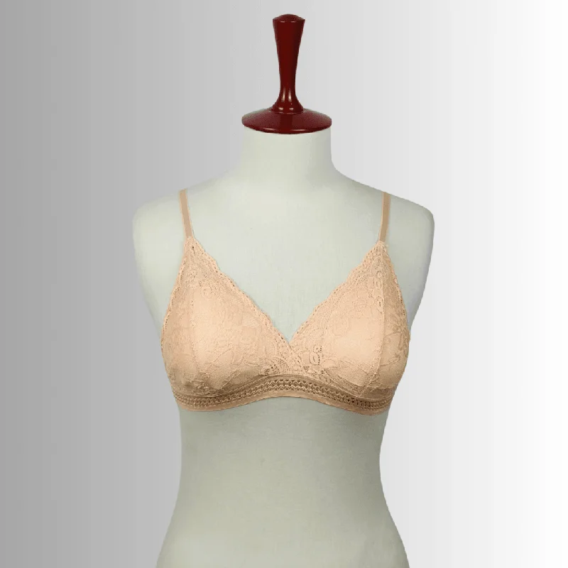 Paded Net Bra