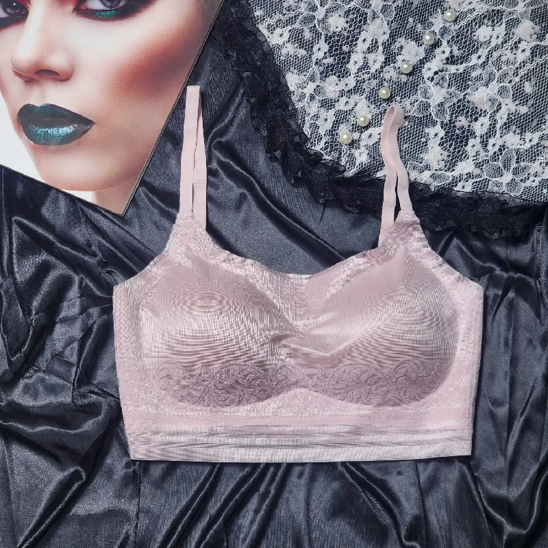 Flourish Push Up Silk Removable Adjustable Straps Padded Sports Bra 1003