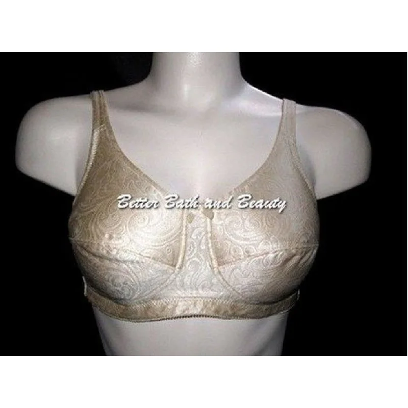 Amoena 2123 Dorothy Elegant Soft Cup Wire Free Mastectomy Bra 34AA Ivory NWT