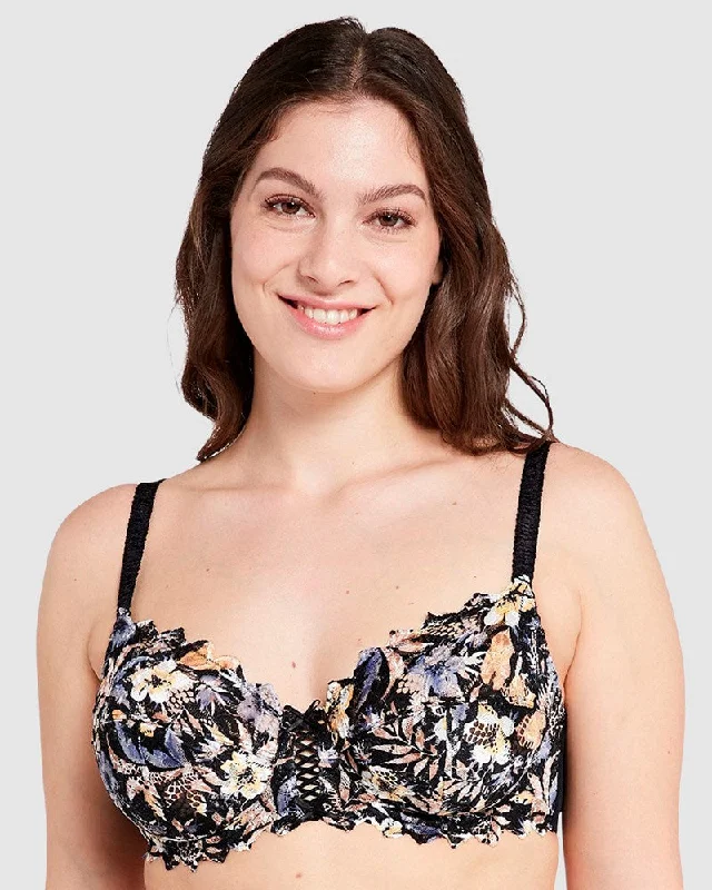 Arum Mosaïc Underwired Balconette Lace Bra Sans Complexe