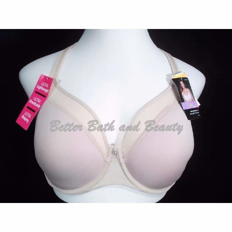 Bali 3439 One Smooth U Ultralight Illusion Neckline Underwire Bra 40C Nude NWT