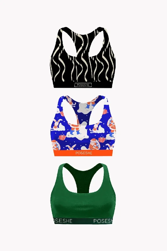 Body Liberator Bralettes 3-Pack
