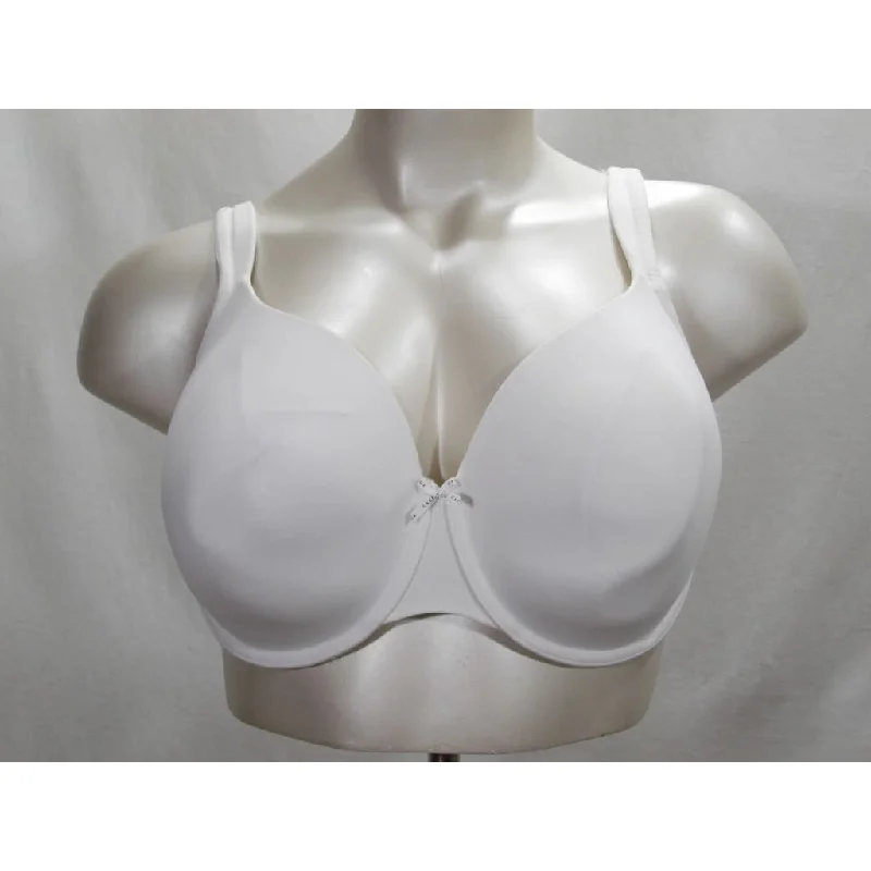 Cacique 92% Cotton Lightly Lined Full Coverage Underwire Bra 44F White NWOT
