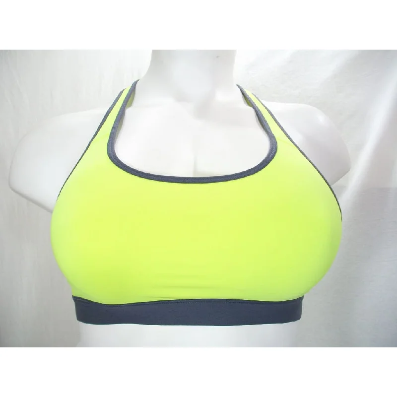 Champion C9 N9649 Power Core Wire Free Sports Bra XL X-Large Yellow Gray NWOT