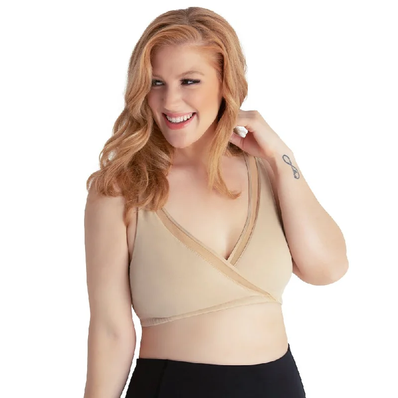 Charlene Wireless Crossover Comfort Bra