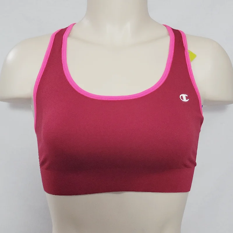 Champion B9504 Absolute Racerback Sports Bra with SmoothTec Band LARGE Armature Red NWT Champion B9504 Absolute Racerback Sports Bra with SmoothTec Band LARGE Armature Red NWT