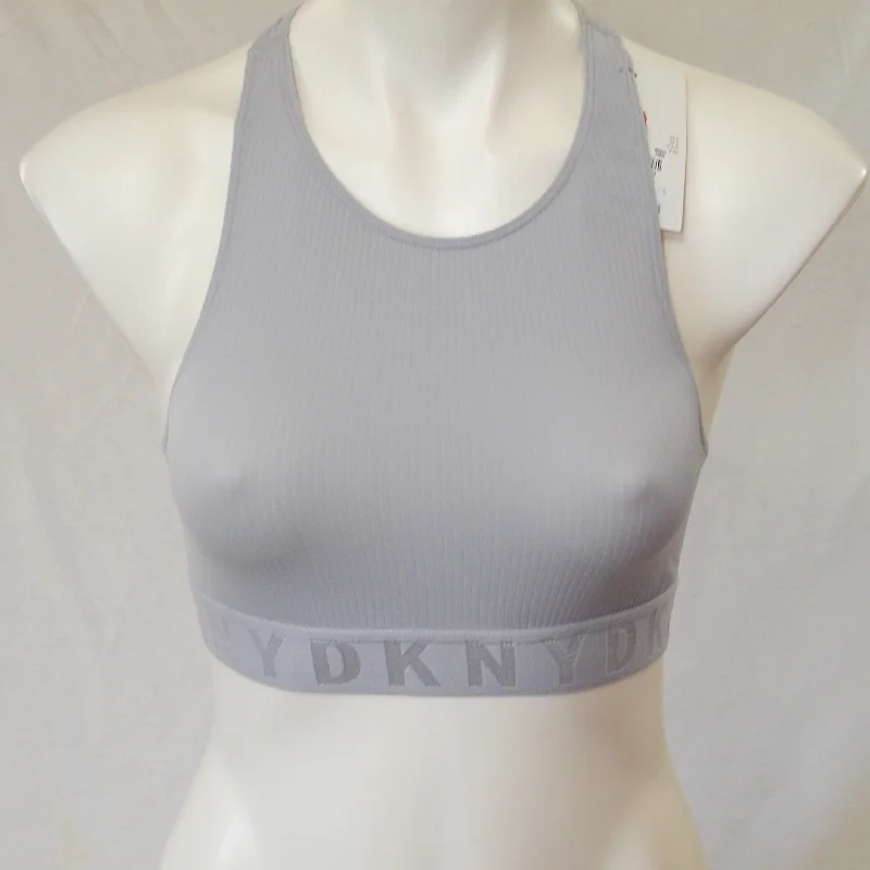 DKNY DK4023 Litewear Seamless Ribbed Crop Top Bralette SMALL