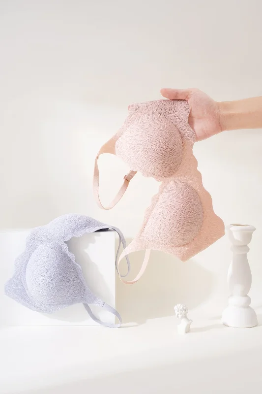 Easy Pieces™️ Breezy Sea Lace Wireless Bra, A-C Cups