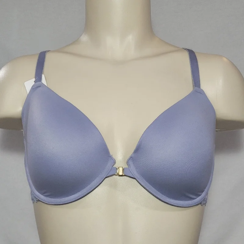 Gilligan O'Malley Front Close Everyday Lace Racerback Demi Underwire Bra 34DD Misty Blue Gilligan O'Malley Front Close Everyday Lace Racerback Demi Underwire Bra 34DD Misty Blue