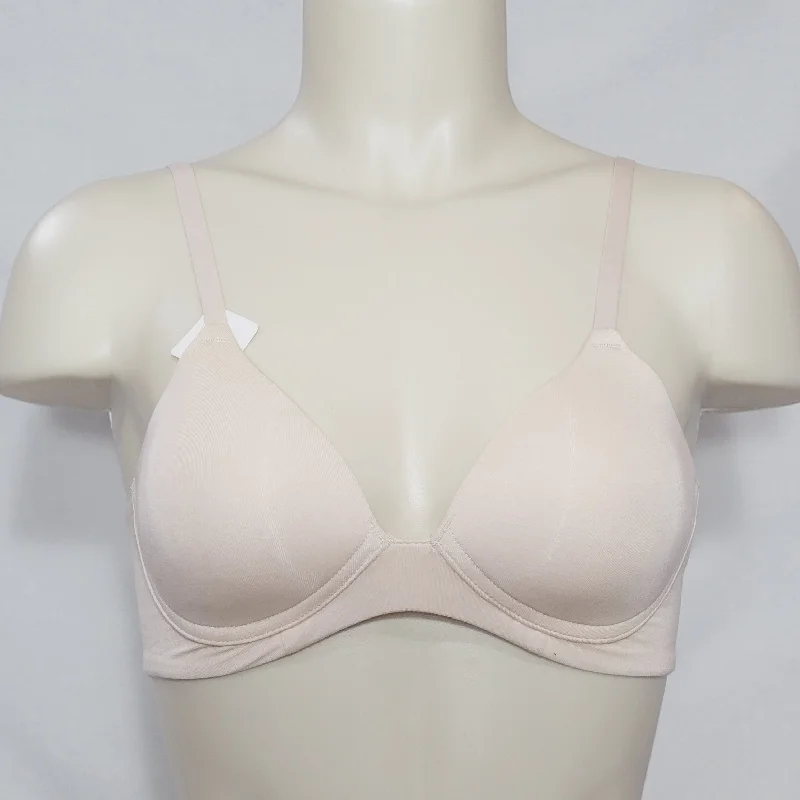 Gilligan O'Malley Molded Cup Lightly Lined Wire Free Bra 32B Mochaccino Nude NWT