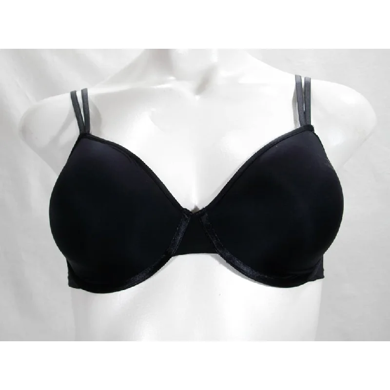 Le Mystere 255 Linguine T-Shirt Underwire Bra 36DD 36E Black NWT