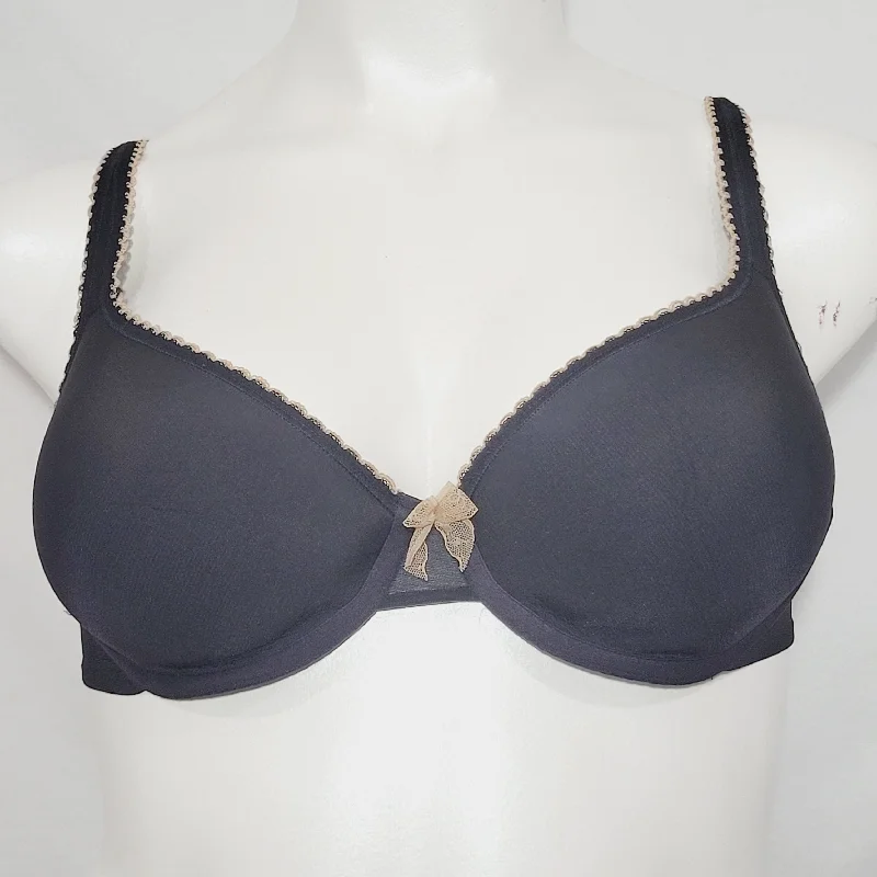 Le Mystere 31268 Comfort Chic Bra DNA Underwire Bra 38B Black