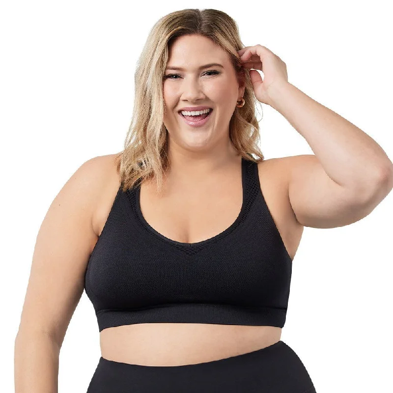 Lea Plus Size Wireless Racerback Sports Bra