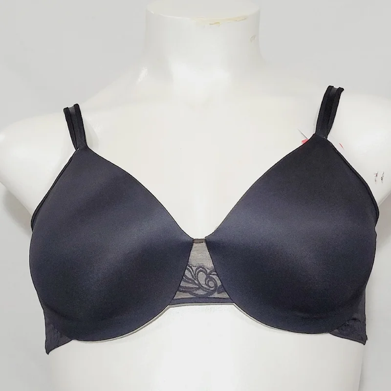 Lilyette 472 Spa Collection Tailored Minimizer Bra 40C Black NEW WITH TAGS