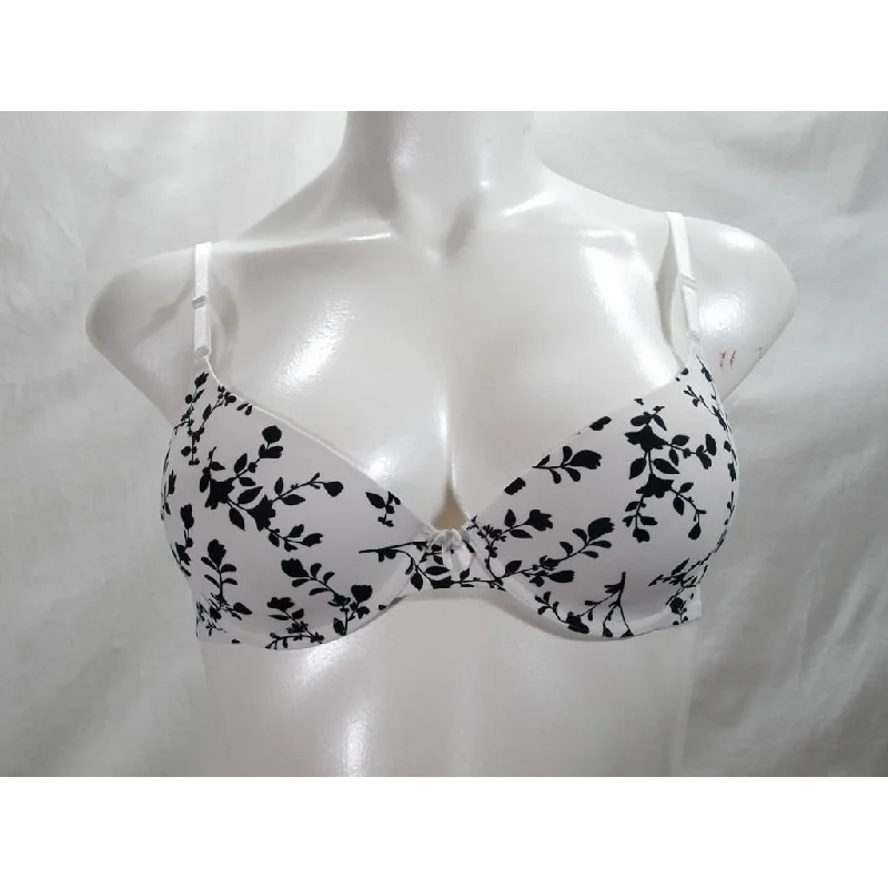 Maidenform 06560 PO6560 06559 Comfort Devotion Demi Bra 36C Black Floral Delight
