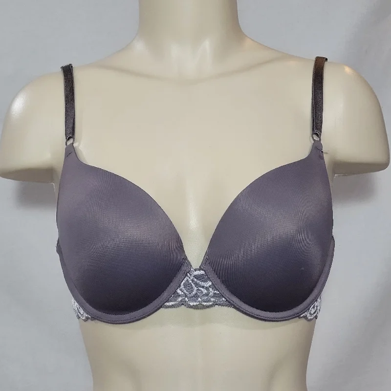 Maidenform 5809 Self Expressions Convertible Push-Up Underwire Bra 36C Stone Gray