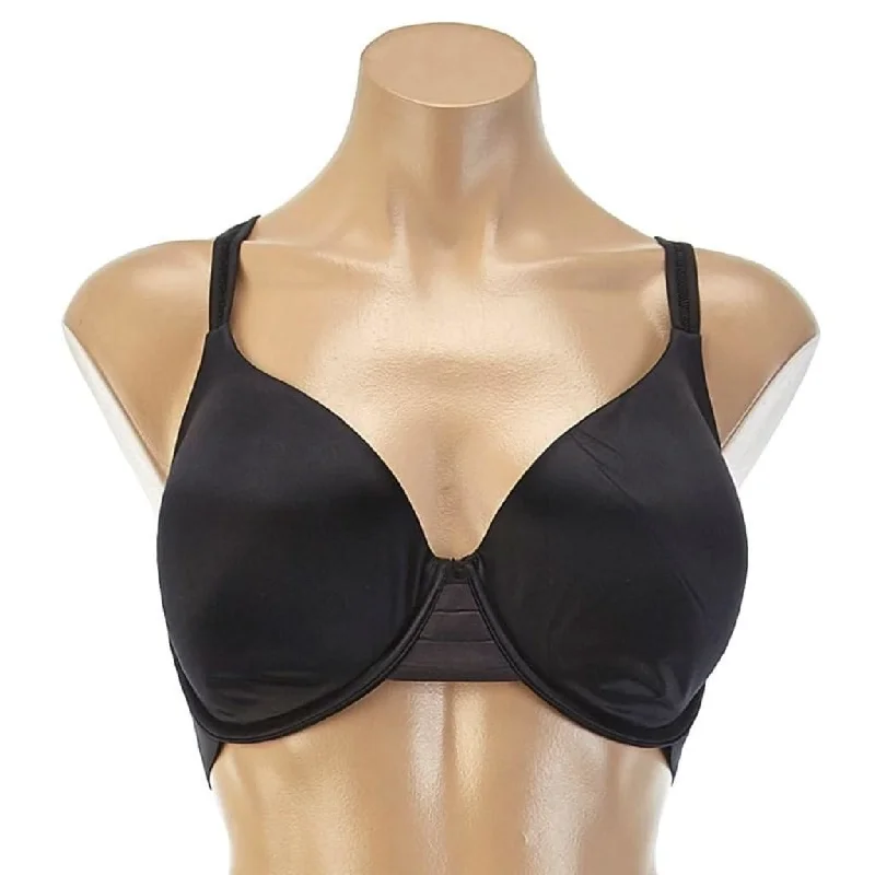 Maidenform DM7540 Smooth Luxe Extra Coverage Back Smoothing UW Bra 36B Black NWT