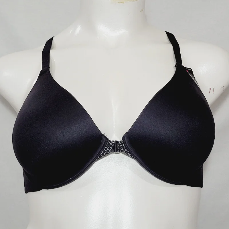 Maidenform Self Expressions 6773 Front Close Memory Foam Racerback Underwire Bra 36DD Black