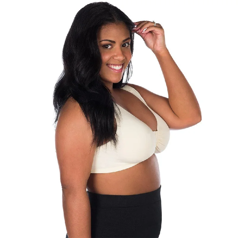 Meryl Front Close Cotton Plus Size Lounge & Sleep Bra