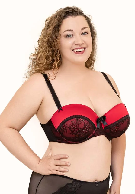 Diamante Lace Mold Cup Bra Sale