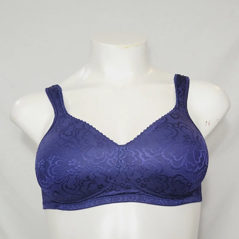 Playtex 4745 18 Hour Ultimate Lift and Support Wire Free Bra 36C Blue NWOT