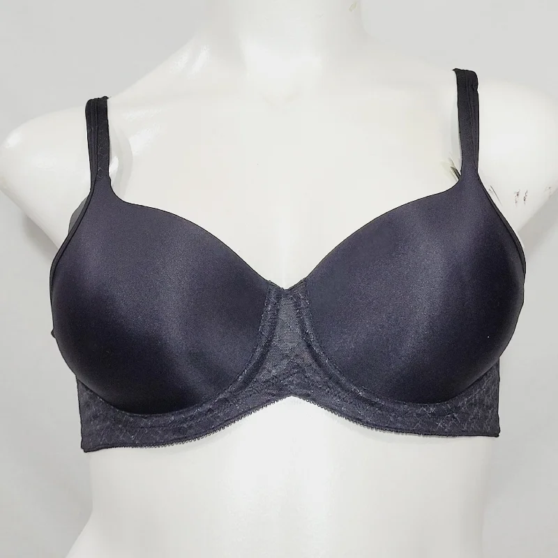 Playtex Secrets 4913 Breathably Cool Shaping Underwire Bra 38B Black NWT