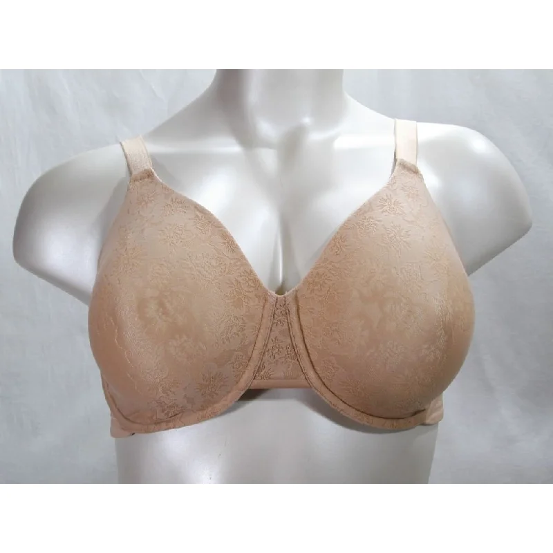 Vanity Fair 76080 Back Smoothing Full Figure Minimizer Underwire Bra 40DDD Nude Lace