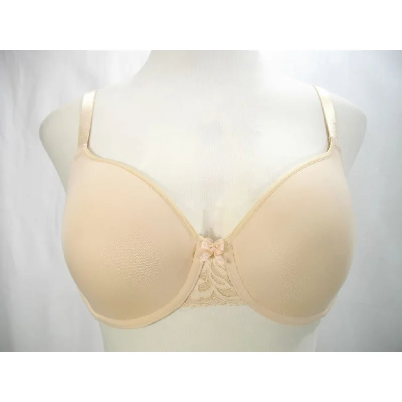 Wacoal 853166 All Dressed Up Contour Lace Trimmed Underwire Bra 32DD Nude