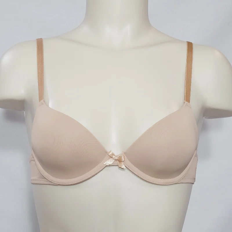 Xhilaration T-Shirt Convertible Push-Up Convertible Underwire Bra 32A Honey Beige