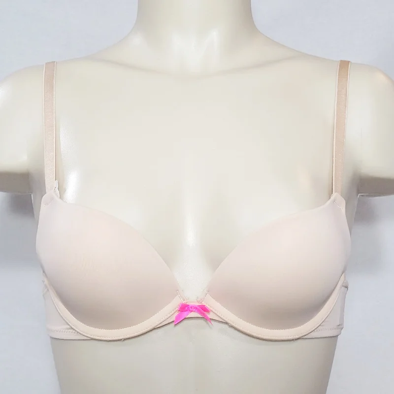 Xhilaration T-Shirt Convertible Push-Up Convertible Underwire Bra 32A Moccachino