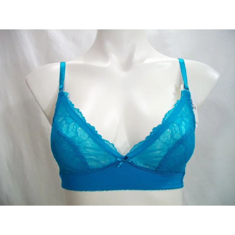 b.tempt'd 910236 by Wacoal b.gorgeous Lace Wire Free Bralette Bra Size 32 Tile Blue (Green)