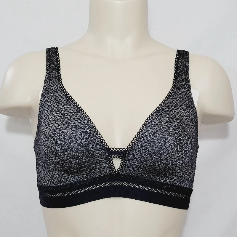 b.tempt'd 910258 by Wacoal Spectator Triangle Bralette X-SMALL Black NWT