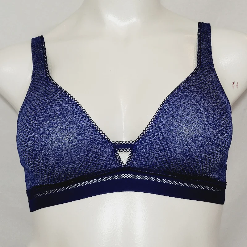 b.tempt'd 910258 by Wacoal Spectator Triangle Bralette XS X-SMALL Blue NWT
