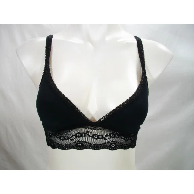 b.tempt'd by Wacoal 935182 b.adorable Wire Free Bralette SMALL Black NWT