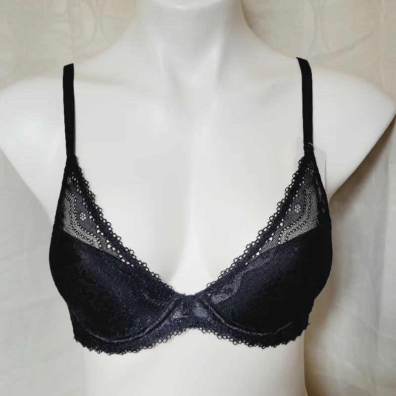 b.tempt'd by Wacoal 953237 b.enticing Contour UW Bra 32C Black NWT