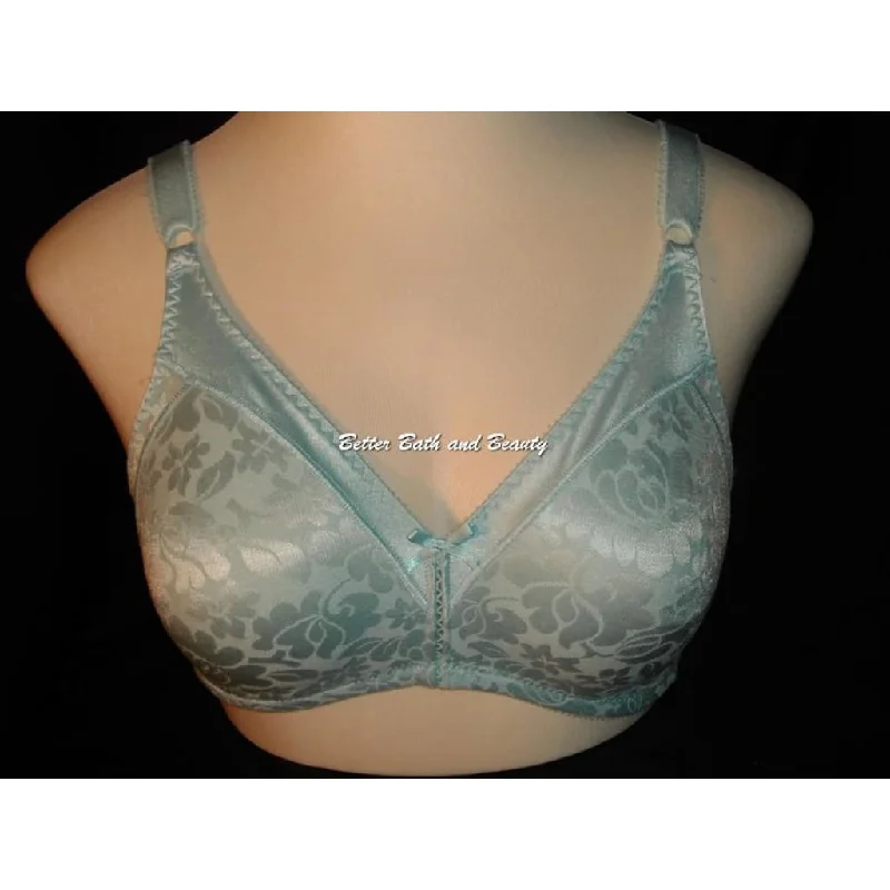Bali 3372 Double Support Spa Closure Wire Free Bra 36C Light Blue