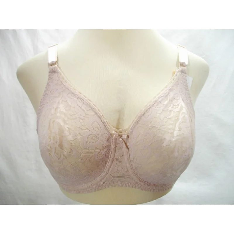 Bali 3432 Lace N Smooth Underwire Bra 34DD Rosewood NWT
