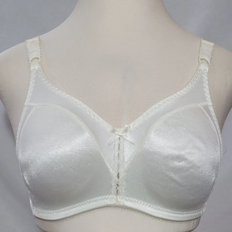 Bali 3820 S121 Double Support Wirefree Bra 36C Ivory NEW WITH TAGS