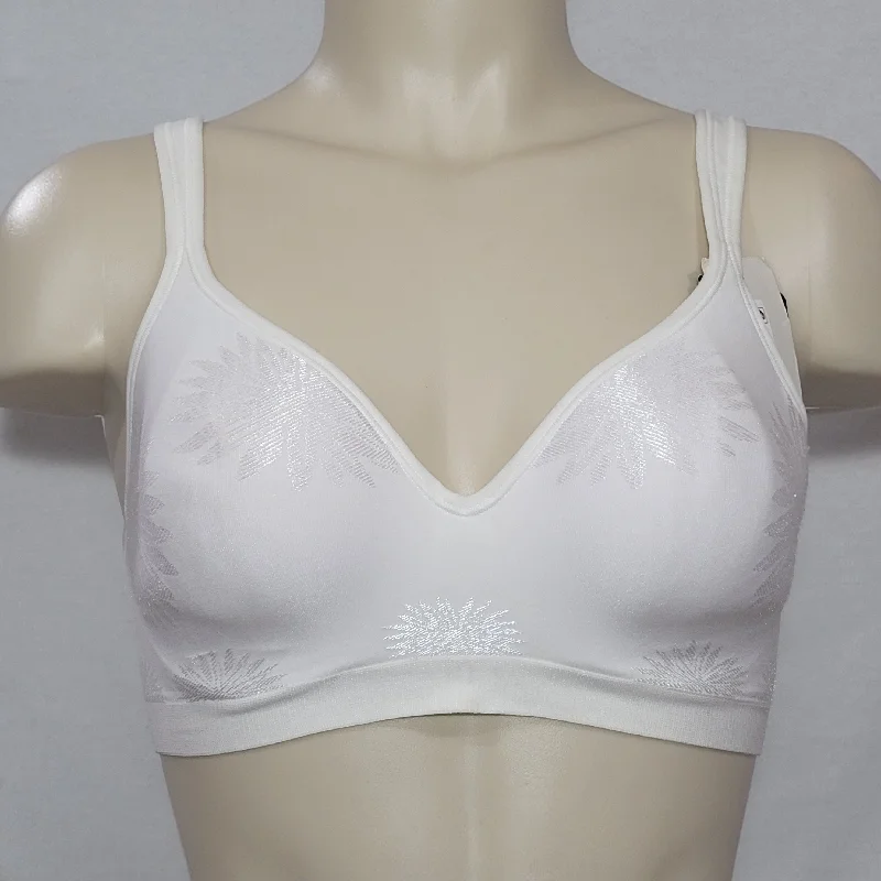 Beauty by Bali 3463 B540 Comfort Revolution Wire Free Bra 36DD White NWT