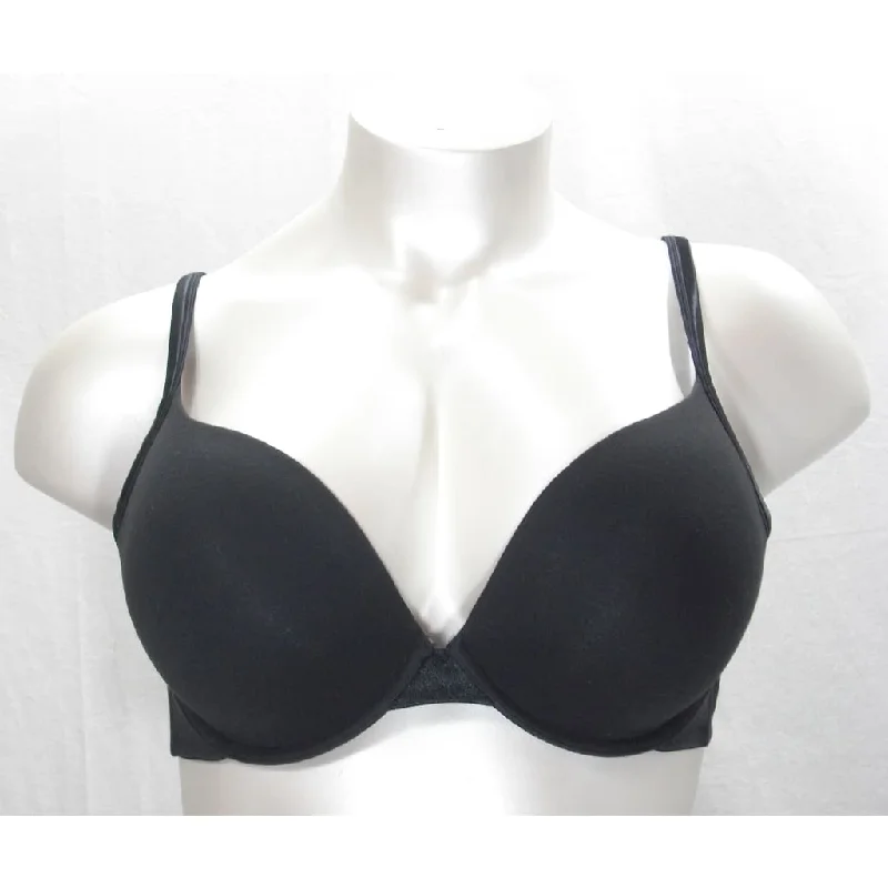 Cacique 93% Cotton Contour Cup Lightly Padded Push Up Underwire Bra 42D Black