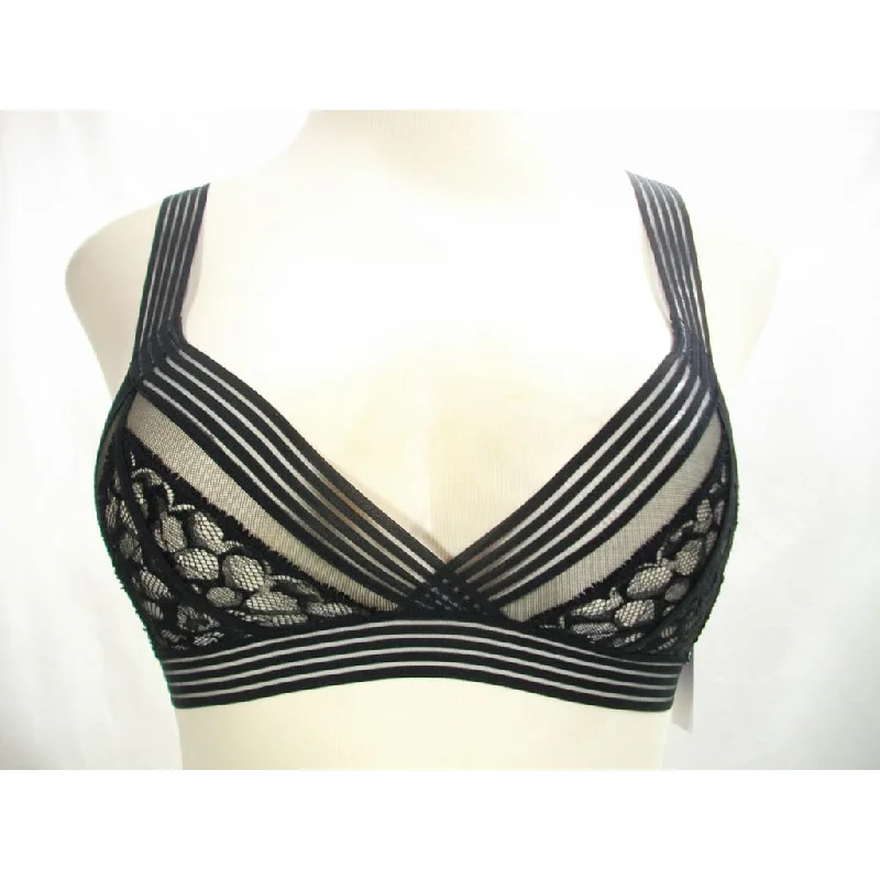 Calvin Klein QF3985 Vixen Unlined Triangle Bralette XS X-SMALL Black NWT